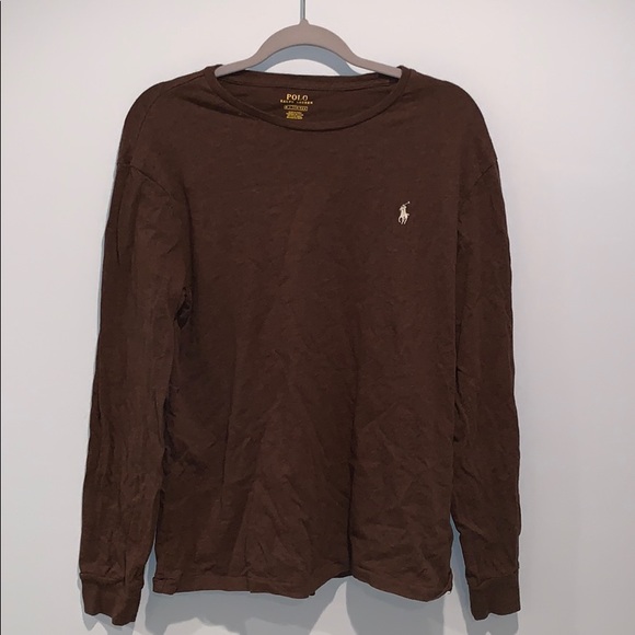Polo Ralph Lauren Other - Polo by Ralph Lauren long sleeve brown shirt!!